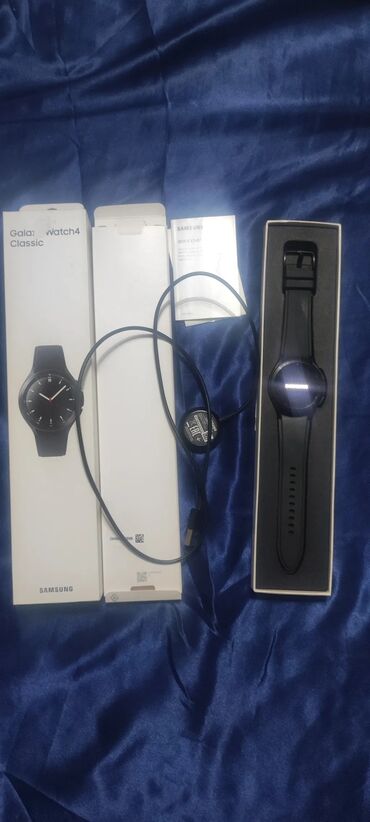 смарт соат: Samsung Galaxy Watch4 Classic (черные)40мм Комплектация: - смарт-часы