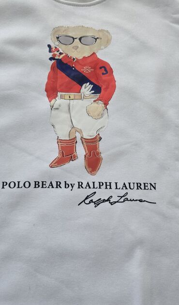 Dukserice: Ralph Lauren, S (EU 36), Sa ilustracijom, Jednobojni — 2