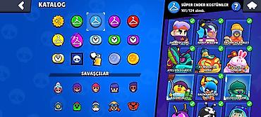boo cena: Brawl Stars hesabı satılır Trophy - 56k 2 dəfə brawl pass plus alınıb — 3