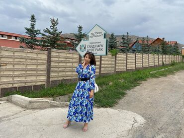 платья узбекский: Повседневное платье, ОАЭ, Лето, Длинная модель, Шелк, 2XL (EU 44)
