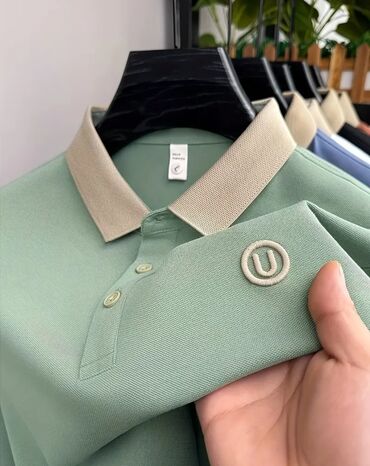 детские футболки поло: Мужское поло, U.S. Polo Assn, цвет - Зеленый