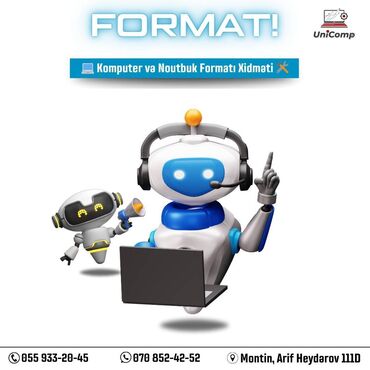 düz qaş formaları: 💻 Komputer və Noutbuk Formatı Xidməti 🛠️ 🔧 Kompüteriniz yavaş