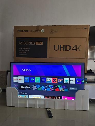 cbc sport canli tv: Hisense A6 Series 50" UHD 4K Smart TV (VIDAA) - 50 düym ekran, 4K — 3