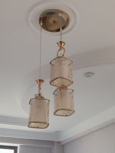 Bra, divar lampaları: Çılçıraq, 3 lampa, Metal