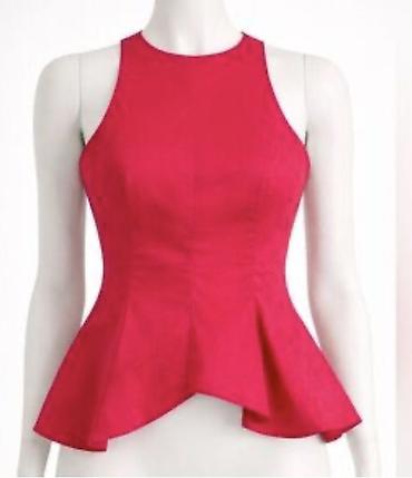куртка zara: ZARA iki hissəli dəst – parlaq çəhrayı rəngdə. - Üst: qolsuz, dairəvi — 4