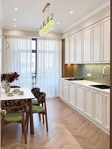 venezia: 3 комнаты, 116000 м², Асанбай мкр Элитка, 12 этаж, Дизайнерский ремонт — 9