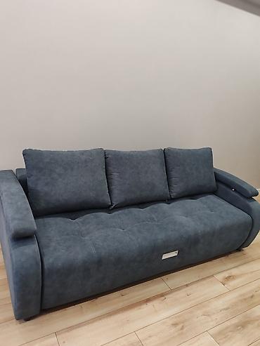 sofa: Прямой диван, Б/у — 1