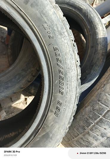 17 55 215: Шины 205 / 55 / R 16, Всесезонная, Б/у, Комплект, Легковые, Германия, GoodYear — 4