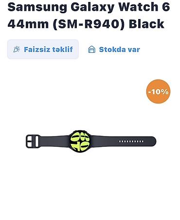 chopard saat: Samsung Galaxy Watch 6 44mm (SM-R940) – Black Əsas xüsusiyyətlər: - — 2