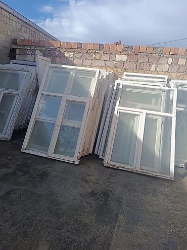 plastik vedre: PVC pəncərə ustden çixma 2 qat paket suse 
qurawdirma elave qiyymetdir — 1