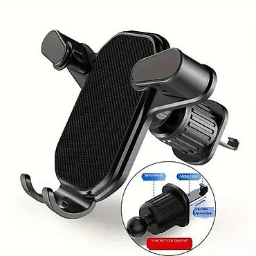 car bluetooth adapter: Držač mobilnog telefona za auto sa kukom za vazdušni otvor. Opis — 7