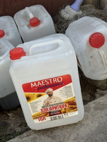продаю молоко: Большая канистра подсолнечного масла Maestro Professional, специально