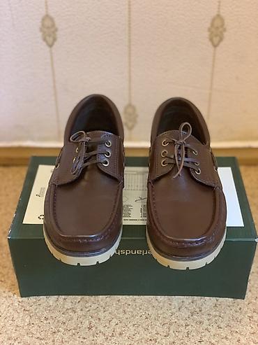 Мужские кожаные мокасины/лоферы в стиле boat shoes. - Цвет at lalafo.kg Мужские кожаные мокасины/лоферы в стиле boat shoes. - Цвет