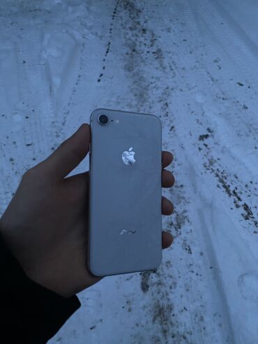 айфон xr цена в бишкеке 128 гб: IPhone 8, Жаңы, 64 ГБ, Ак, Каптама, 100 %