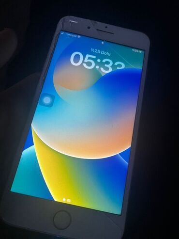iphone 7 plus kamera: IPhone 8 Plus, 64 GB, Gümüşü, Qırıq