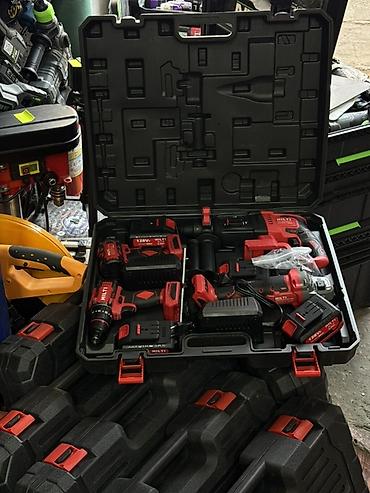 чемодан инструмент: HILTI 4в1 Набор аккумуляторного электроинструмента в чемодане Состав — 8