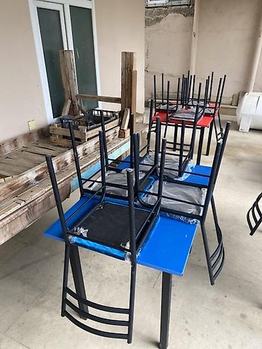nej stol: Kafe/restoran üçün masa və stul dəsti 16 ədəd stul 4 ədəd stol.Real — 5