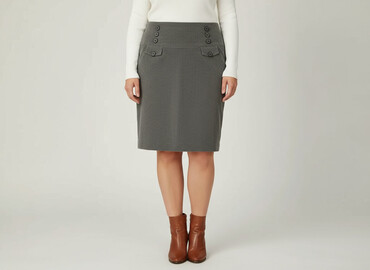 spódnice plisowane krata: Women`s skirt, size 3XL