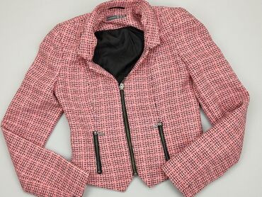 różowe eleganckie bluzki: Windbreaker jacket, Atmosphere, S (EU 36), condition - Good