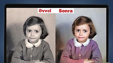 Digər xidmətlər: Köhnə, zamanla solmuş, cızılmış və ya zədələnmiş fotoşəkillərinizə — 1