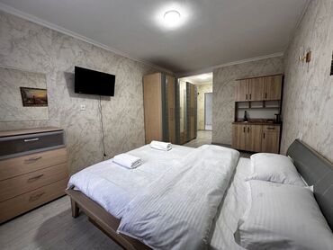 Посуточная аренда квартир: 1 комната, Постельное белье — 7