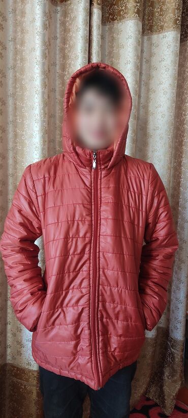 зимные куртка: Пуховик, Короткая модель, Made in KG, С капюшоном, 3XL (EU 46)