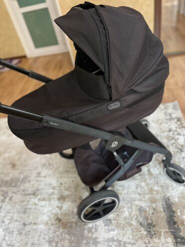 Коляски: Коляска, цвет - Черный, Б/у — 9