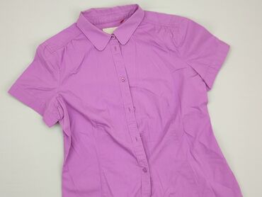 czarne eleganckie bluzki krótki rękaw: Shirt, Esprit, XL (EU 42), condition - Good