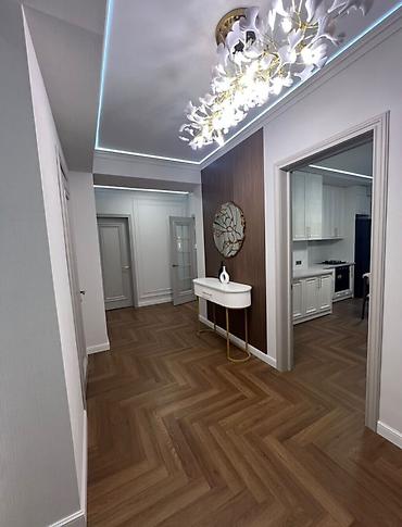 Квартиры: 3 комнаты, 106 м², Асанбай мкр Элитка, 9 этаж, Дизайнерский ремонт — 6