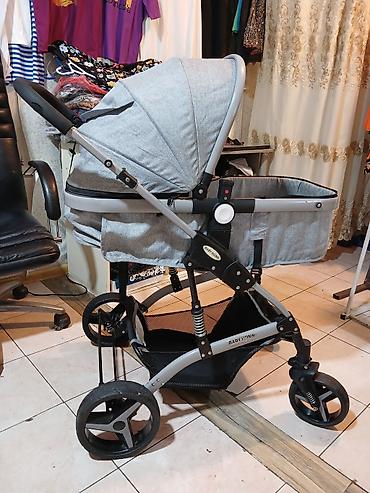 Araba-beşiklər: Uşaq arabası – Baby Home marka, boz rəng Xüsusiyyətlər: - — 3