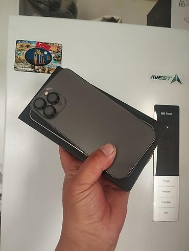 Apple iPhone: IPhone 13 Pro Max, Б/у, 256 ГБ, Графит, Коробка, 77 % — 3