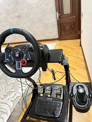 ucuz direksiyon seti: PlayStation üçün yarış simulyator dəsti. Komplektə Logitech G seriyalı — 1