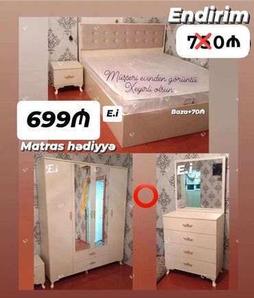 истикбал мебель в баку: *Yataq dəsti / Yataq otağı mebeli 699 AZN 💥* ✔️Rəng seçimi var ✔️