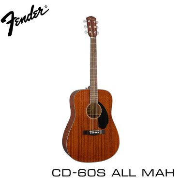 Гитара акустическая FENDER CD-60S ALL MAH – элегантная акустическая