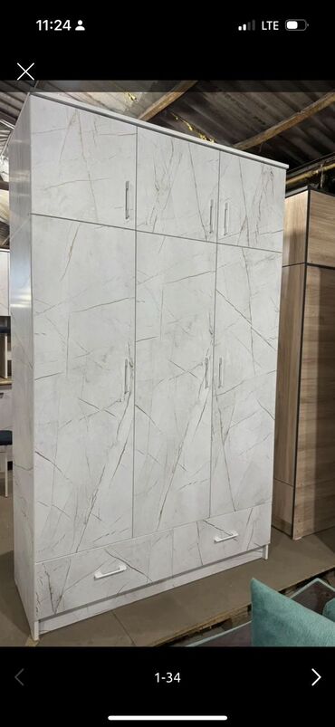 Шкафы для одежды: Шкаф для одежды, Прямой, ЛДСП — 3