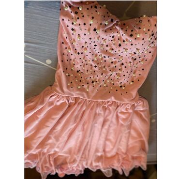 Dresses: S (EU 36), M (EU 38), color - Pink, Evening