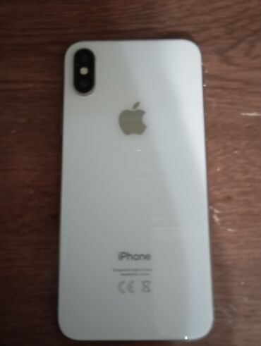 Apple iPhone: IPhone X, 64 GB, White Titanium, Simsiz şarj