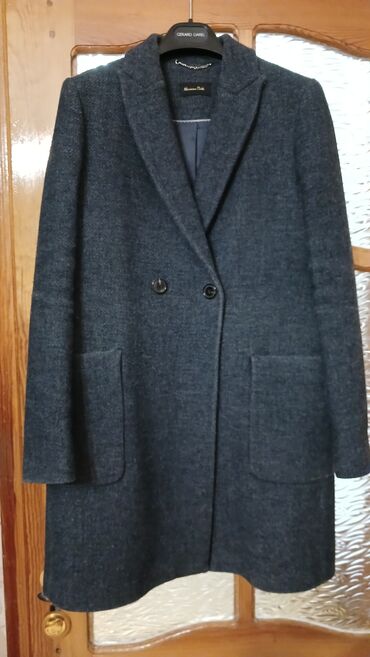 massimo dutti baku qiymetleri: Palto, Massimo Dutti, XL (EU 42), rəng - Boz