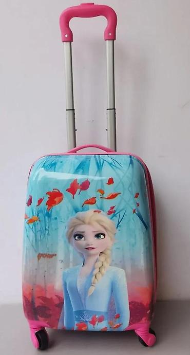 Rančevi, torbe i koferi: Dečji kofer na točkiće – Disney Frozen (Elsa) - Tvrda školjka sa — 7