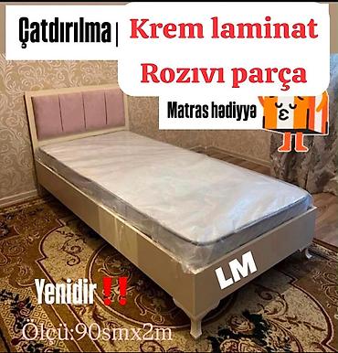 Çarpayılar: Yüksələn mexanizmli tək nəfərlik çarpayı - Ölçü: təxmini 90×190 sm — 20