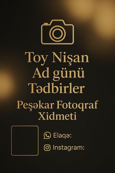 Reklam, çap: Foto çəkiliş, Video çəkiliş | Studiya, Yerinə gəlməklə | Tədbirlərin çəkilişi, Love story, Slide Show