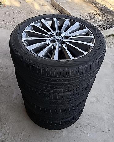 Колеса в сборе: Диски с шинами R18 Kia, Hyundai. Оригинал Корея. Состояние хорошее — 5