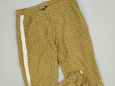 spodnie z c a: Material trousers for women, size M