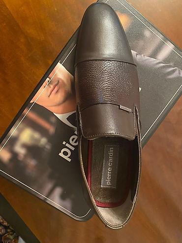 Ayaqqabılar: Pierre Cardin original qəhvəyi rəngdə həqiqi dəri klassik ayaqqabı. 42 — 5