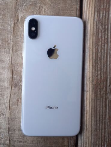 iphone x price kyrgyzstan: IPhone X, Б/у, 256 ГБ, Белый, Защитное стекло, 100 %