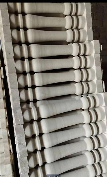 Məhəccər balyansları: Məhsul: Daş balyustrada və sütun elementləri Təsvir: - Təbii daşdan — 27