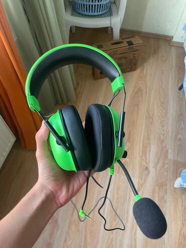 Наушники: Новый Проводные Наушники, Razer, цвет - Зеленый