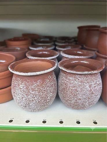 lobya: Məhsul: Gil qazan/kupça – soba və ocaq üçün mini ölçülü keramika — 5