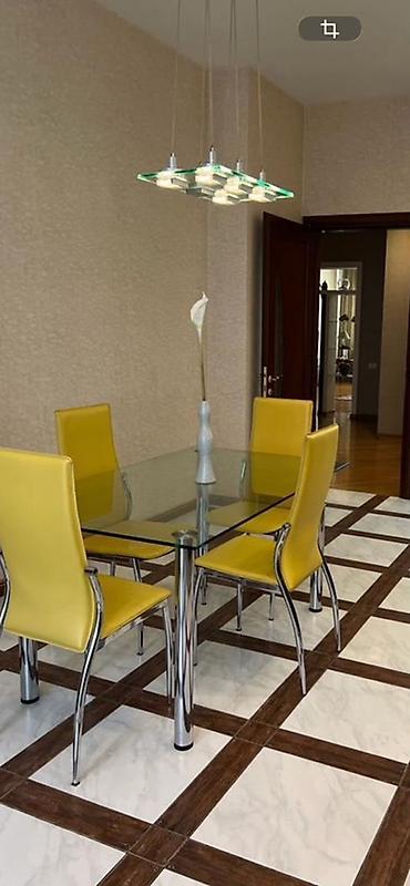 susə stollar: Mətbəx/Qonaq otağı üçün masa və stul dəsti ölçü uzunluq 120 sm en 85 — 2