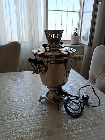 samovar tarixi: İşlənmiş Elektrik Samovar, 3 l, Ünvandan götürmə — 4